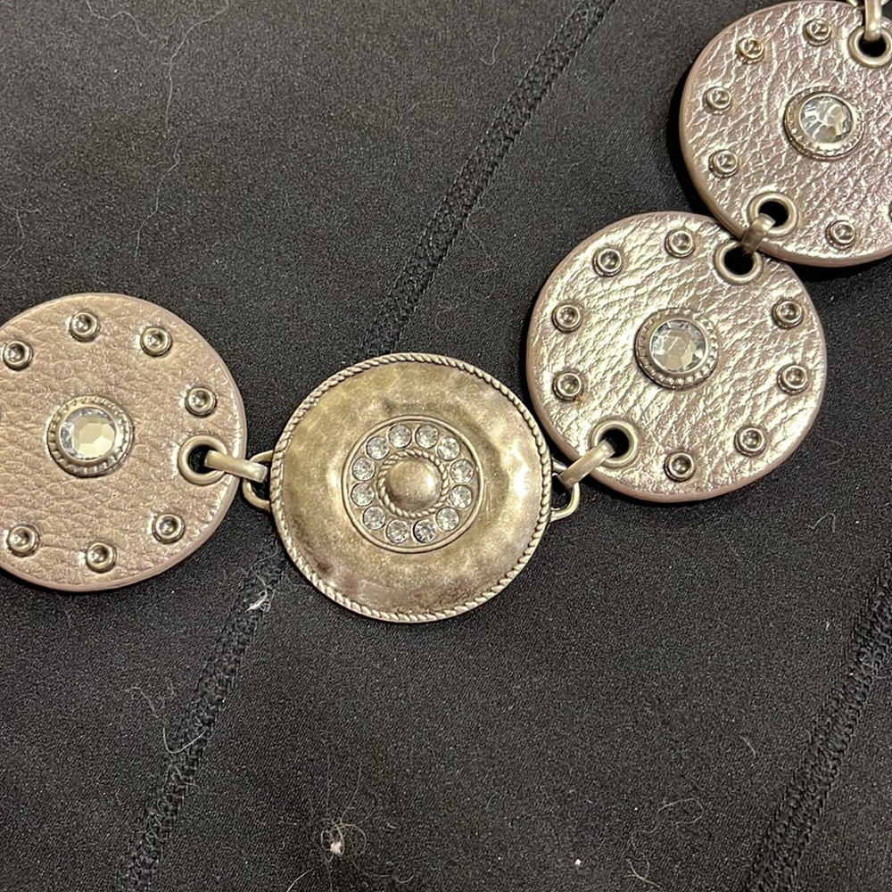 Silver Disc Chain Belt - Picture 2 of 2